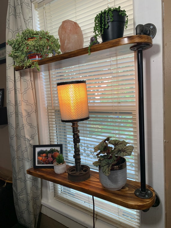 rotating plant shelves