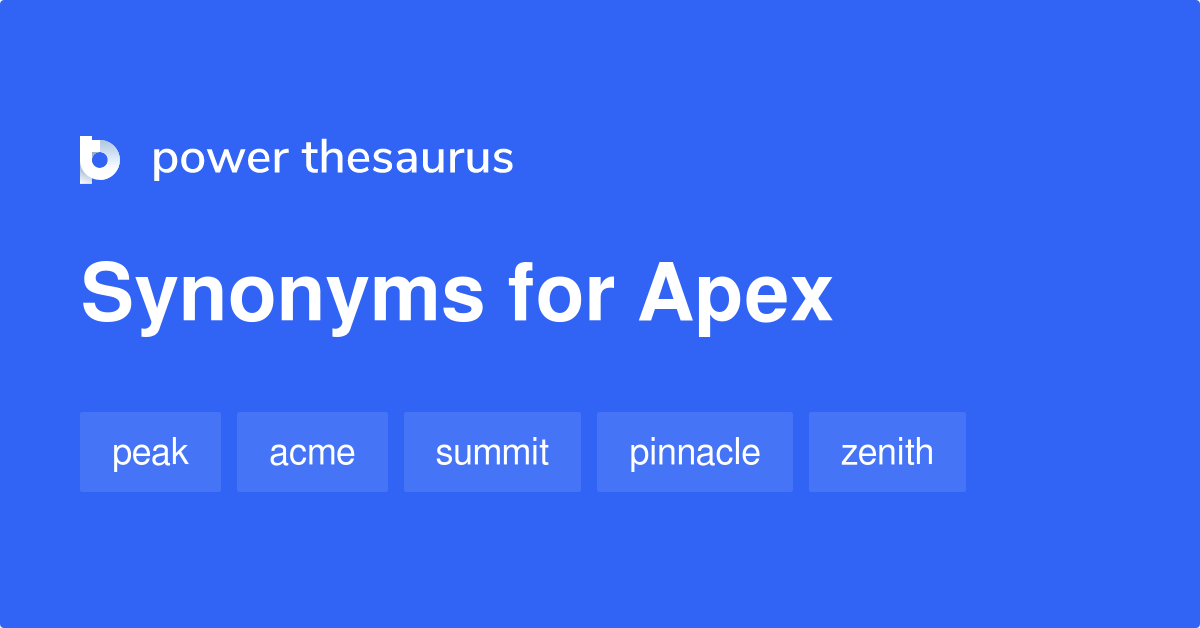 apex thesaurus