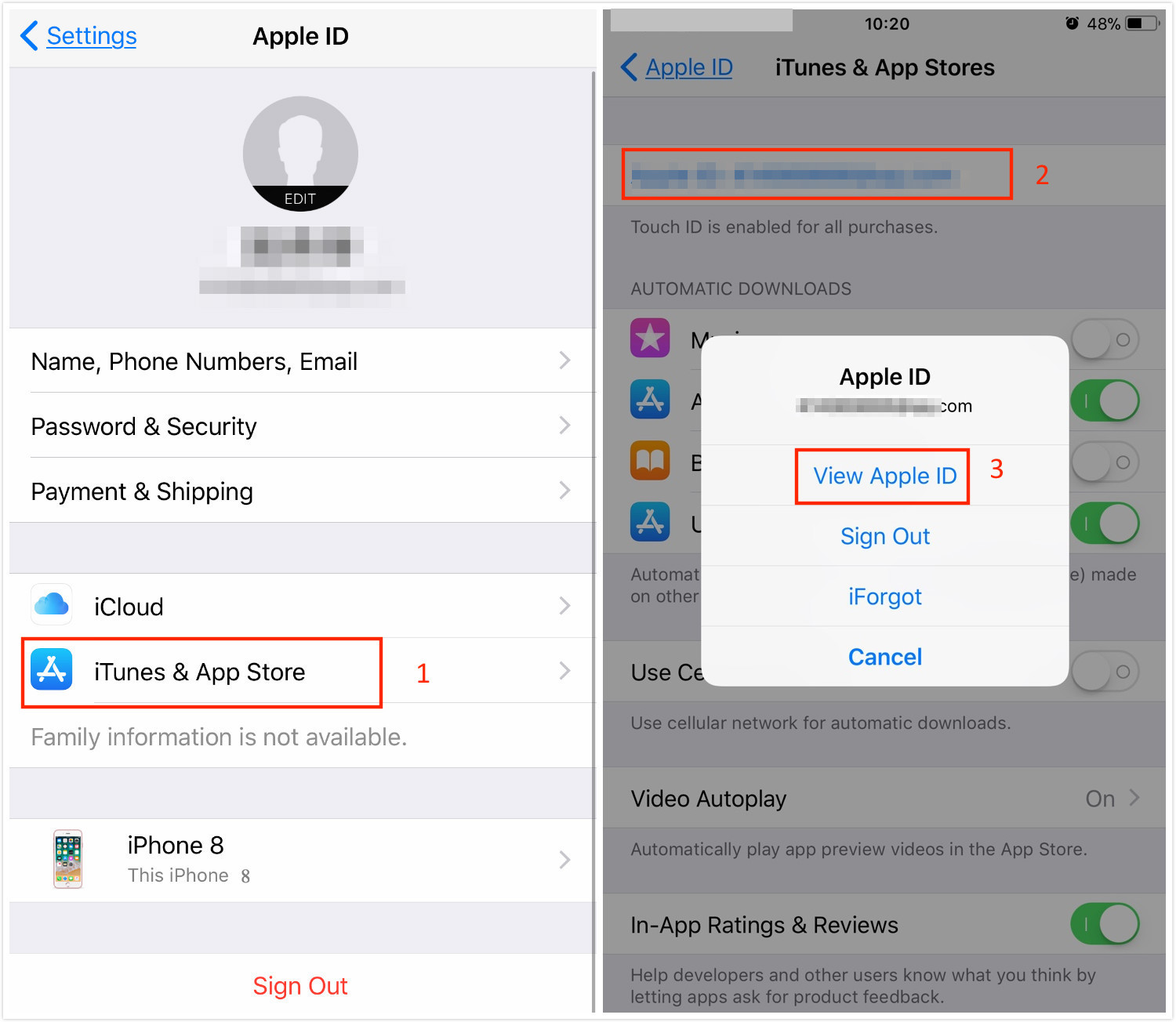 how to change apple id location