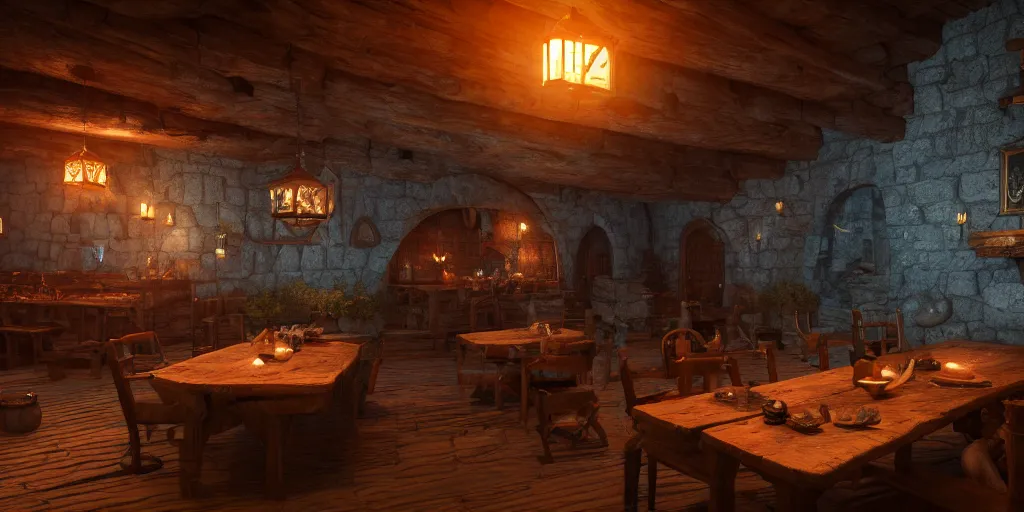 fantasy tavern interior