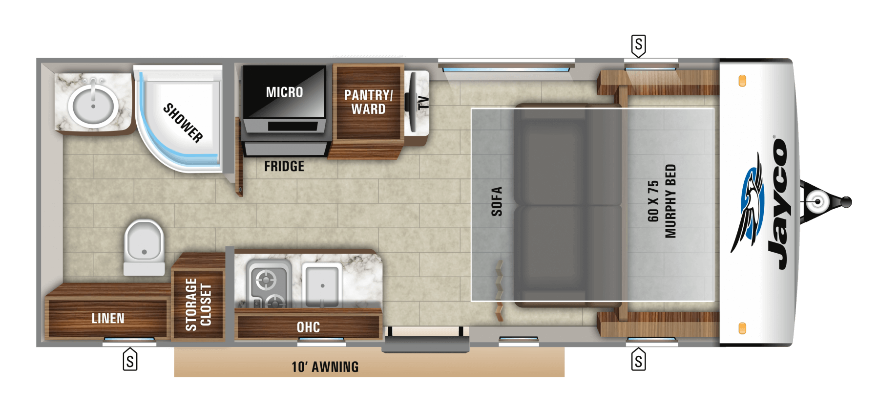 jayco hummingbird floor plans