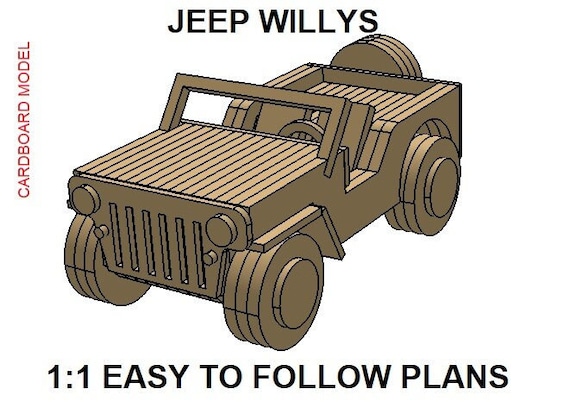 cardboard jeep