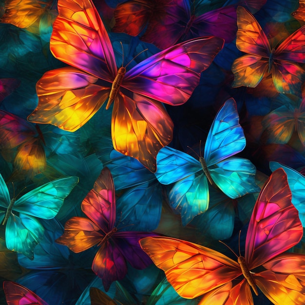 butterfly colorful wallpaper