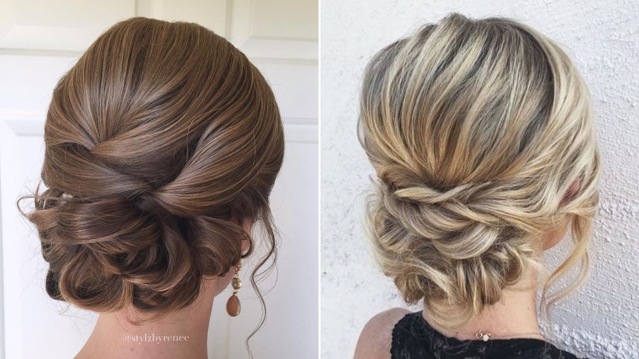 easy updo hairstyles medium length hair