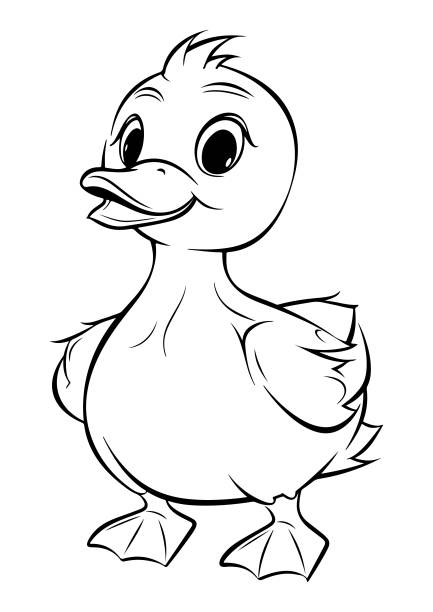 dibujos para colorear pato