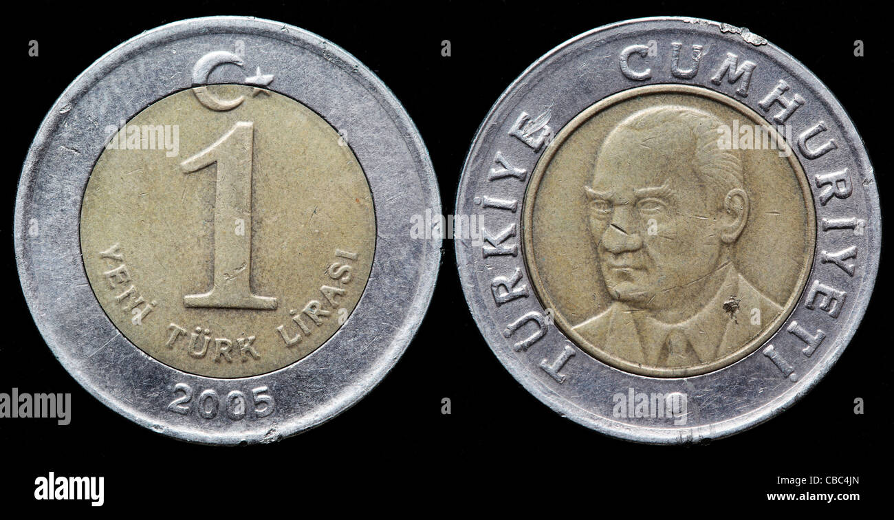 1 turk lirasi coin