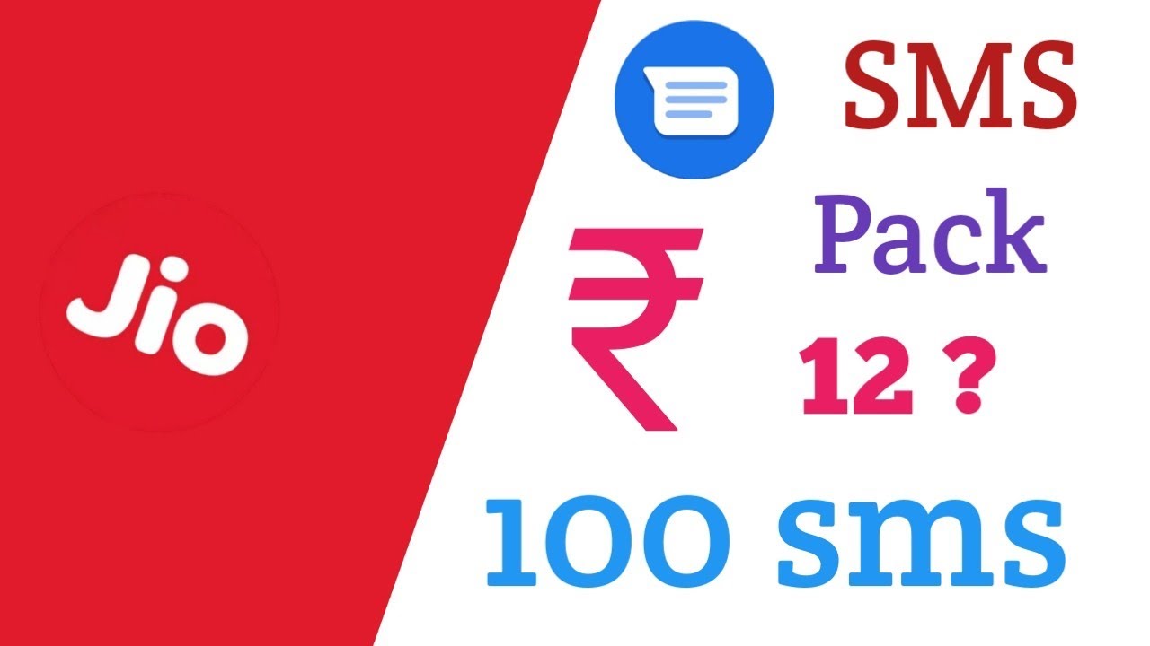 jio sim sms pack