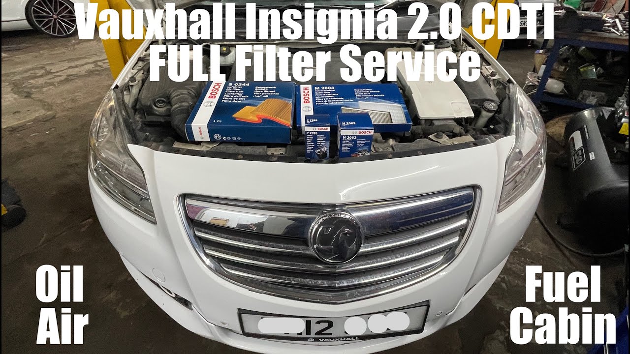 vauxhall insignia oil filter location