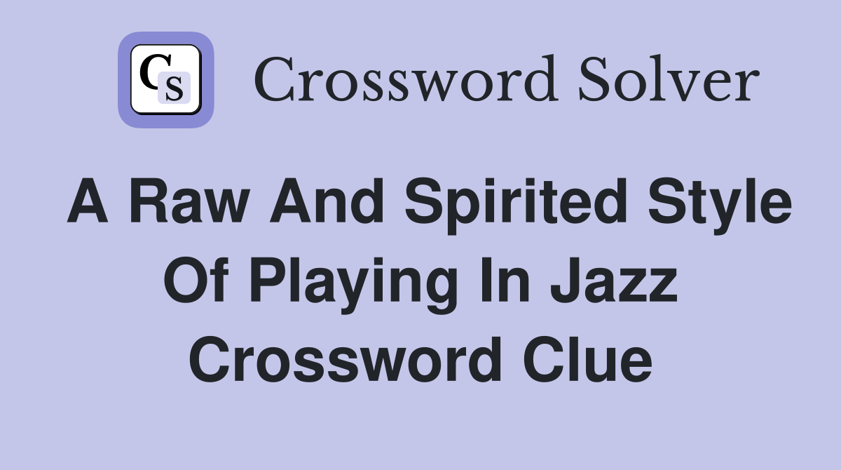 spirited crossword clue