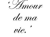 l amour de ma vie meaning in english