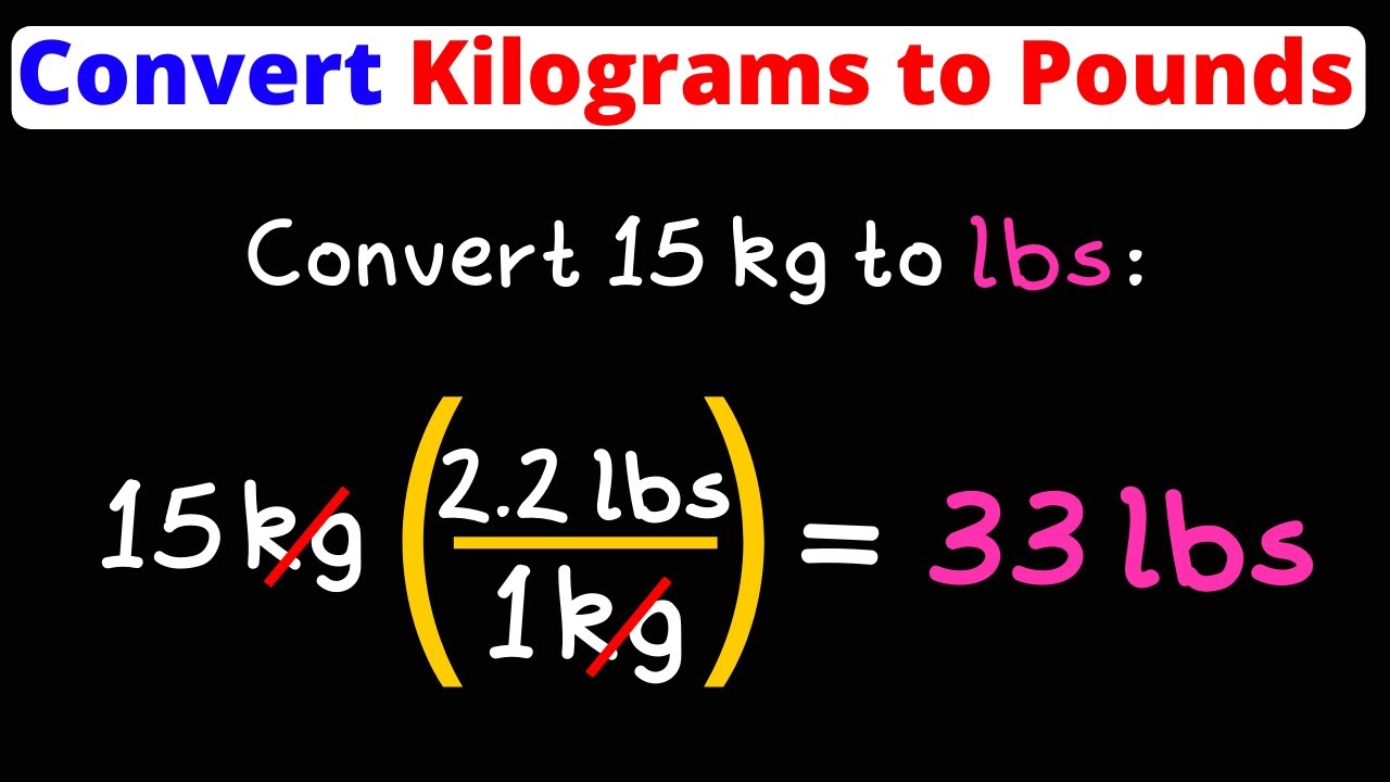 33lbs in kg