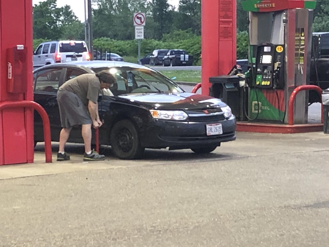 how to use sheetz air pump