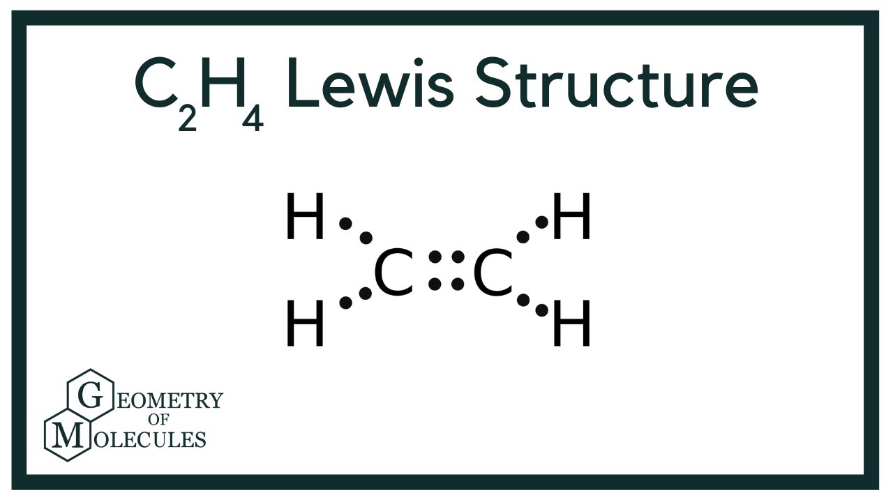 lewis structure for c2h4