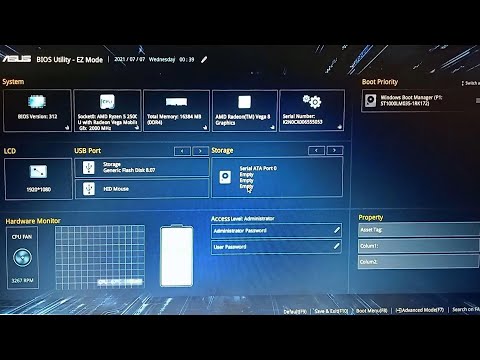 exit asus bios utility ez mode