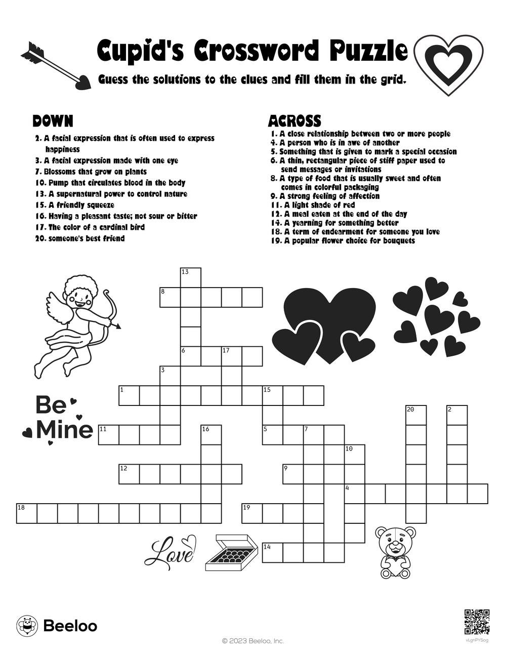 cupid crossword