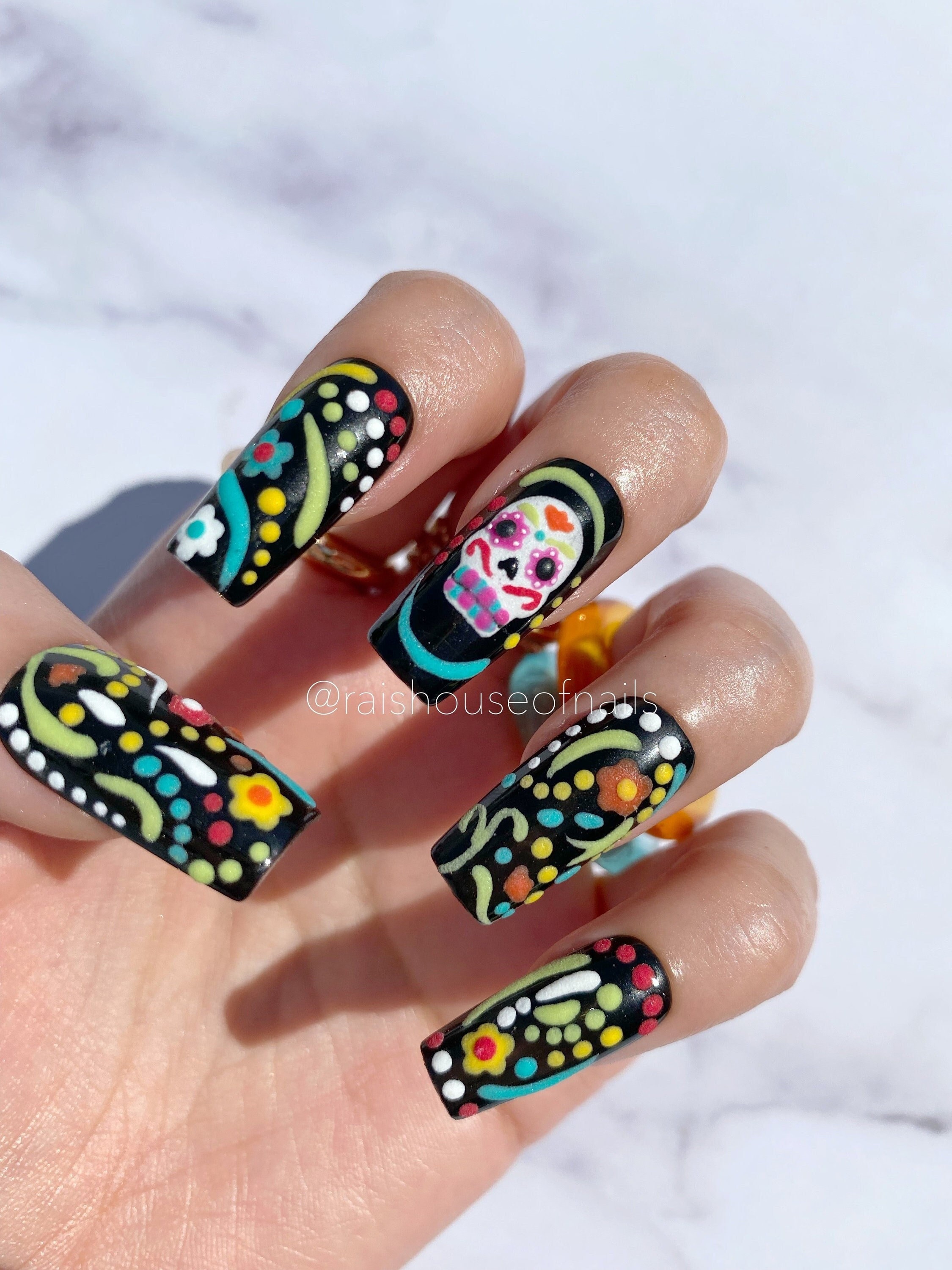 nail designs mexican style