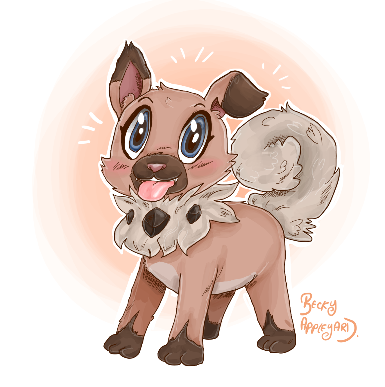 cute rockruff