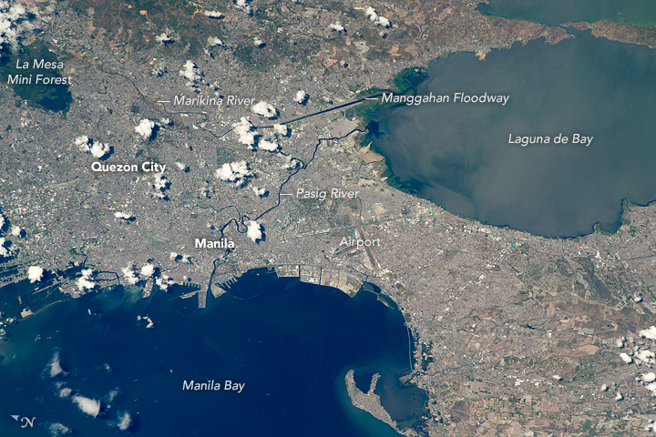 manila satellite image