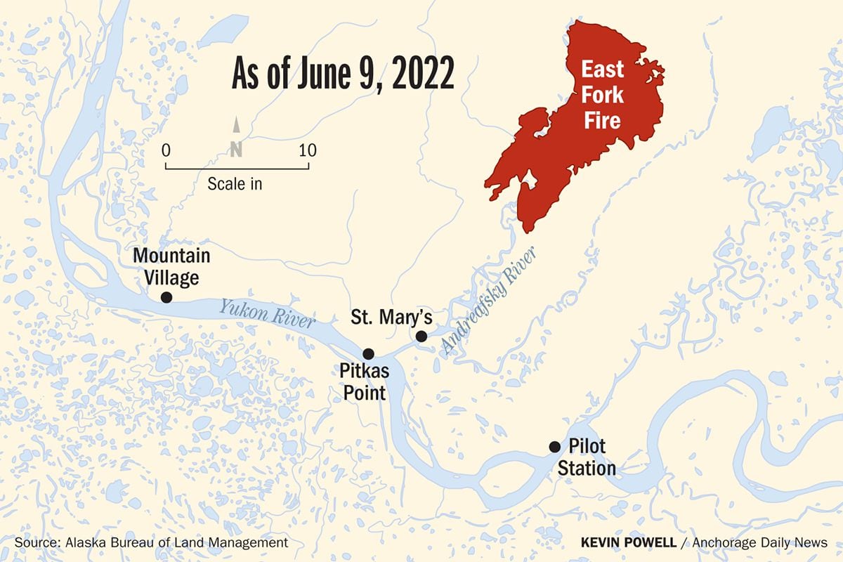 st marys river fire map