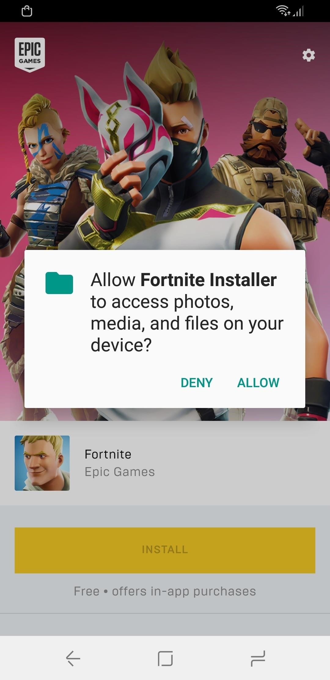 fortnite installer