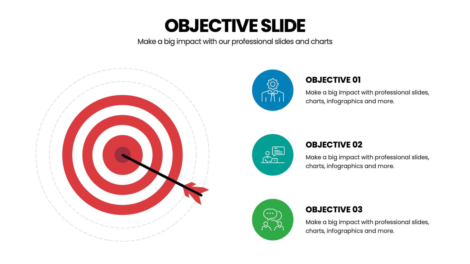 objective slide template