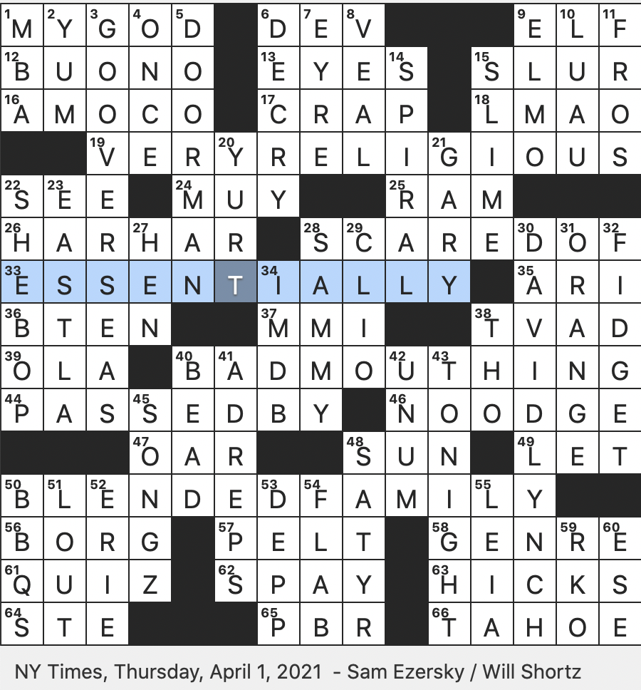 had misgivings about crossword clue