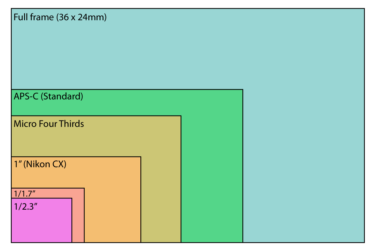 nikon sensor size