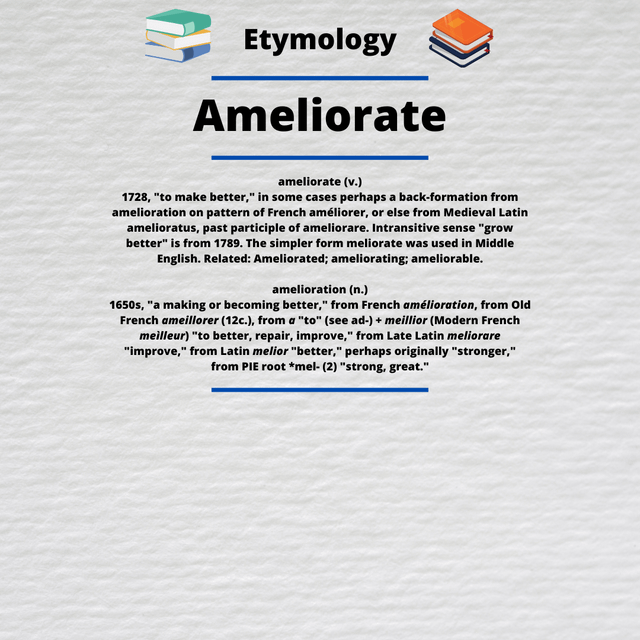 define ameliorates