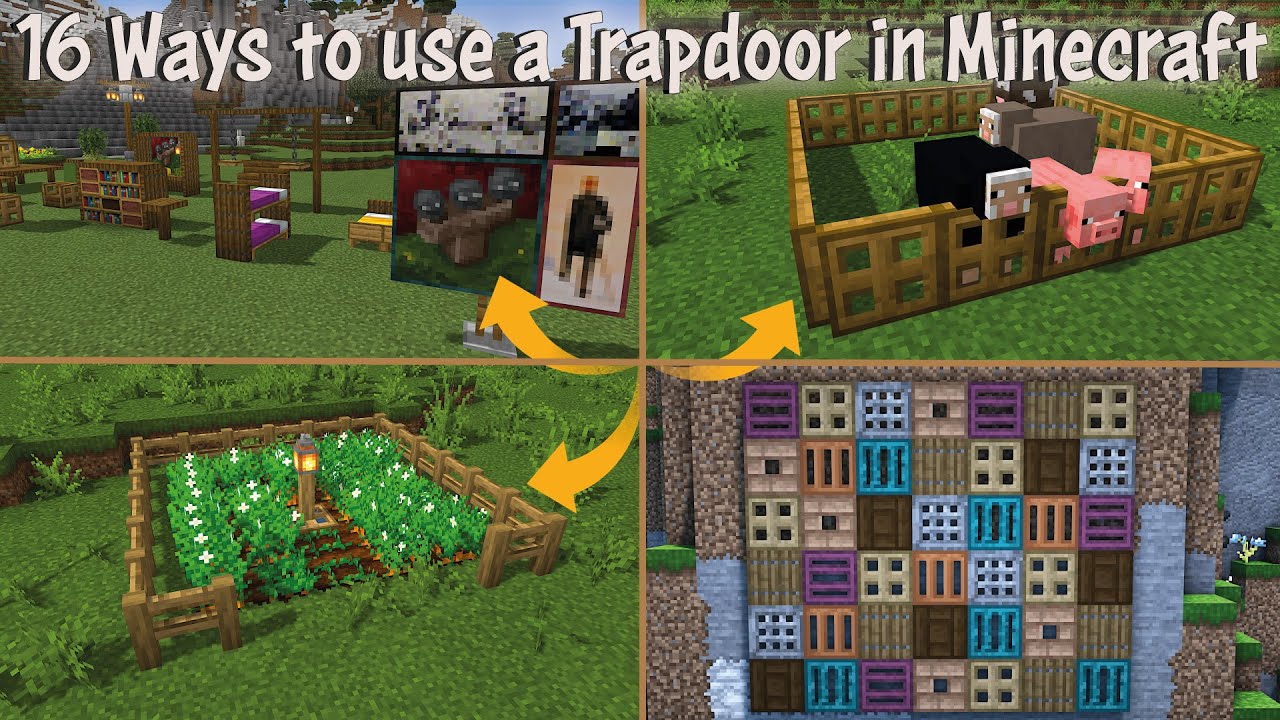 minecraft trapdoors