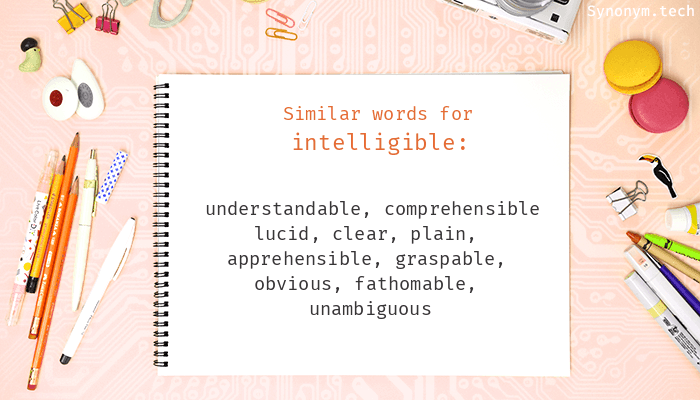 intelligible synonym