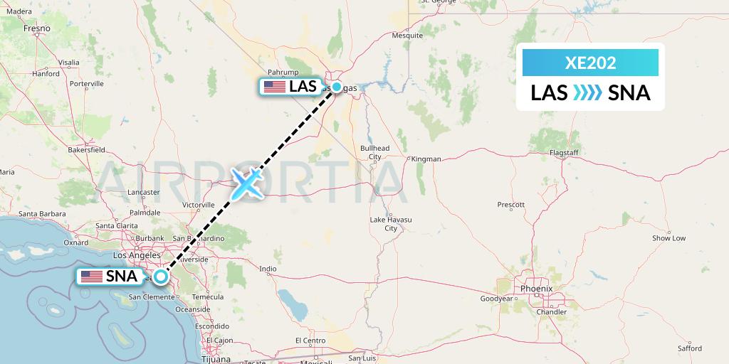 flights las vegas to sna