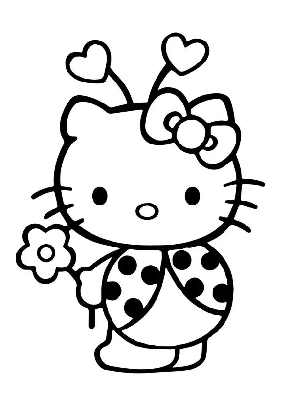 hello kitty coloring pages