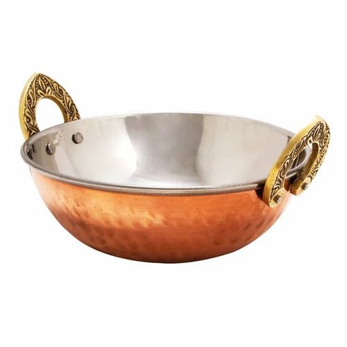 copper kadai for cooking