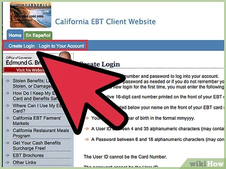 i forgot my ebt user id california