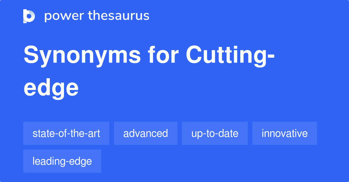 cutting edge thesaurus