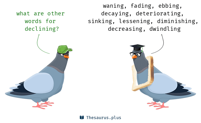 declining thesaurus