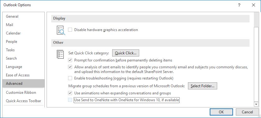 disable onenote tray icon