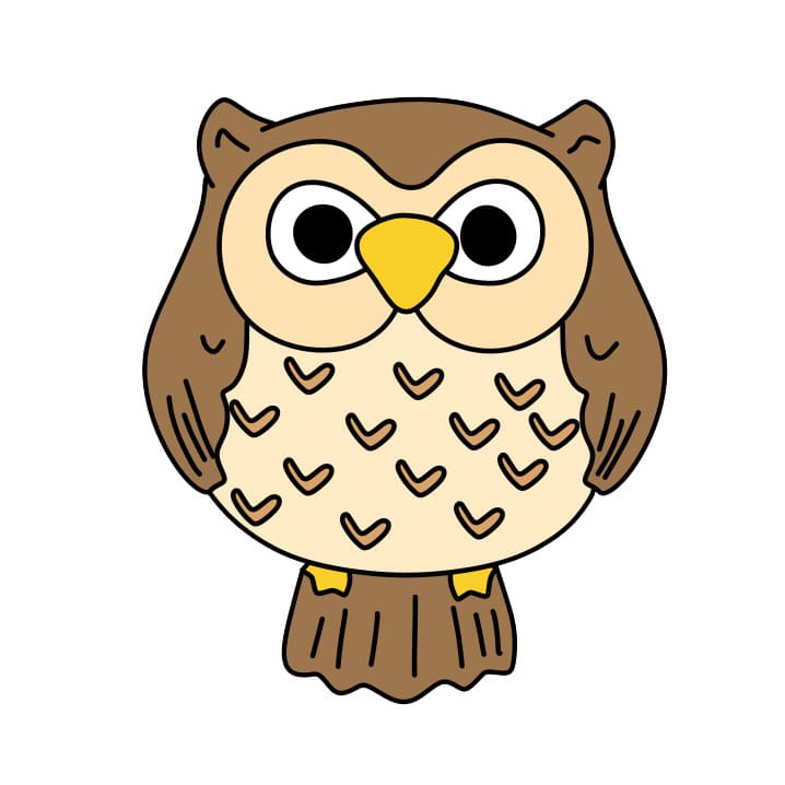 owl drawing images