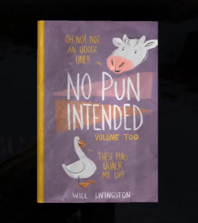 is no pun intended a real book
