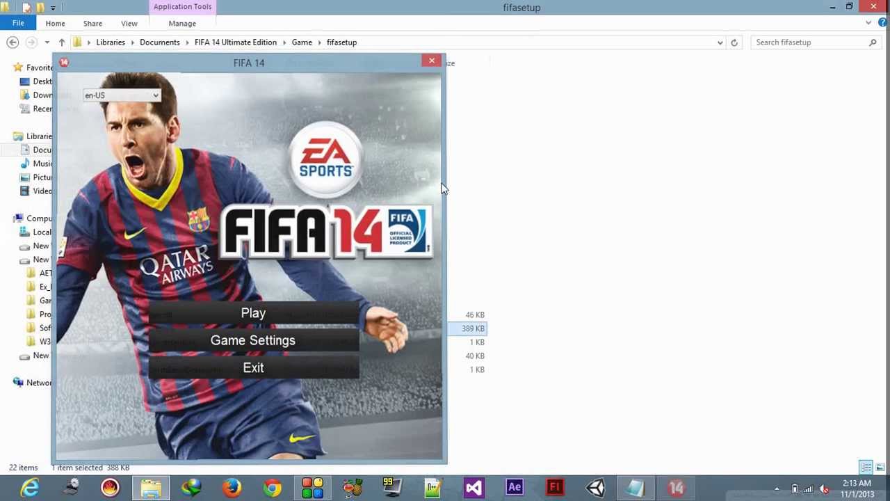 fifa 14 appcrash