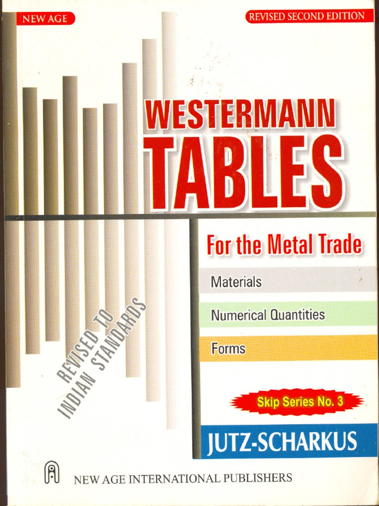 westerman table pdf