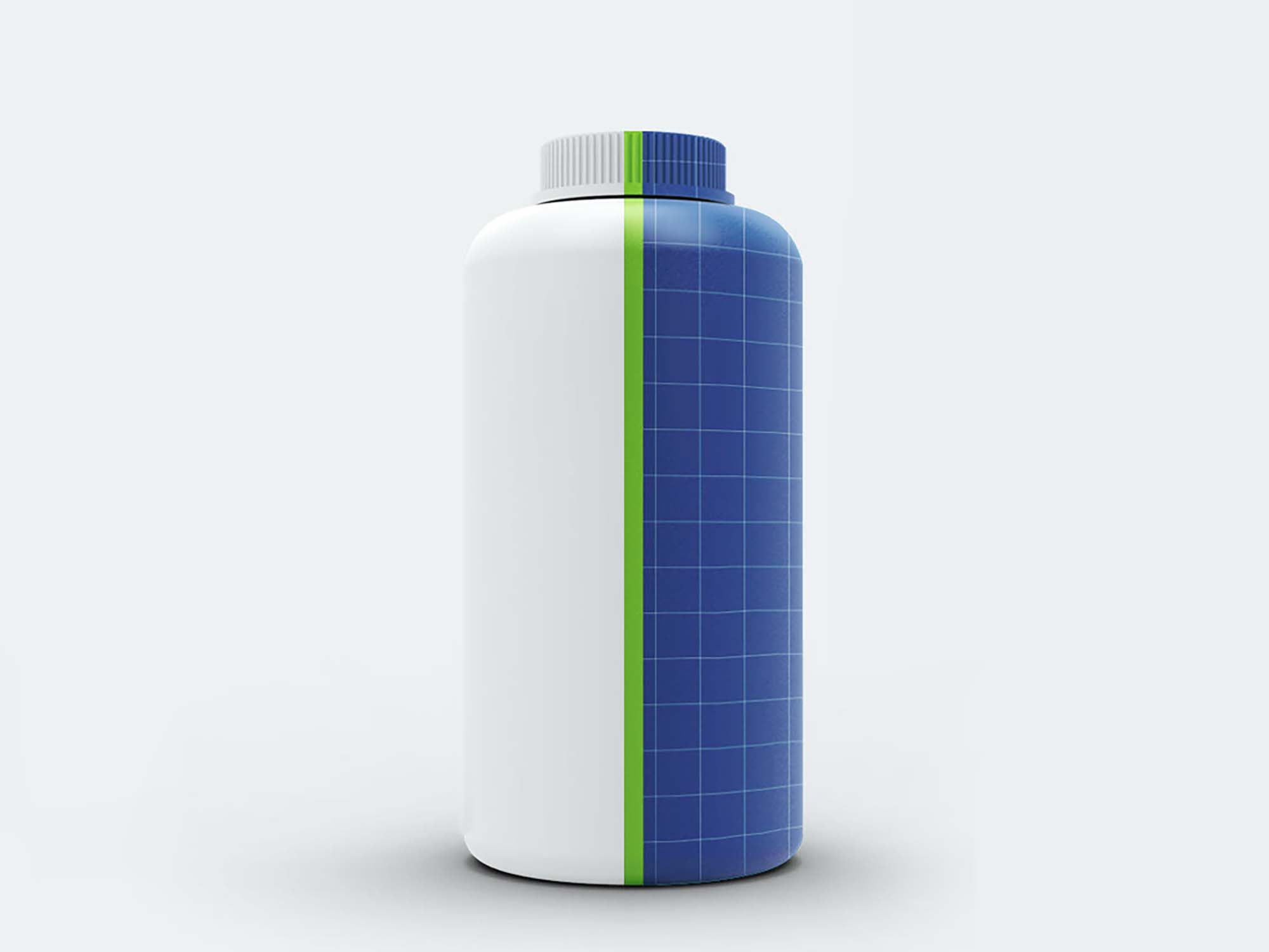 plastic bottle mockup