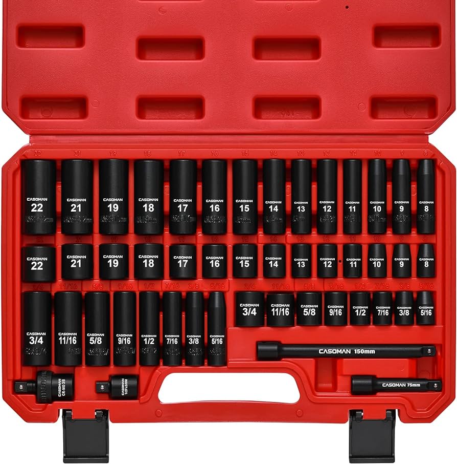 3/8 drive impact socket set