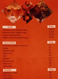 cafe unplugged menu