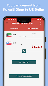 1 dollar to kuwaiti dinar