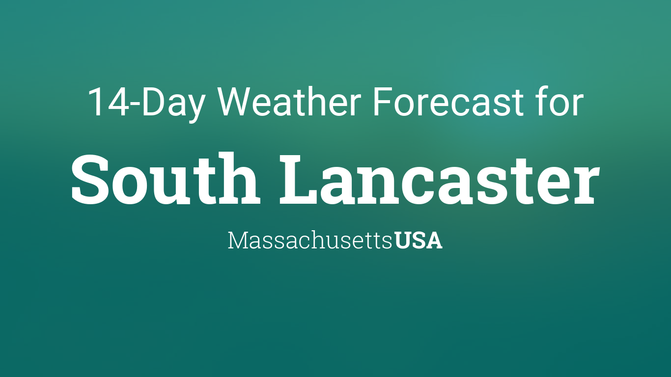 lancaster weather ma