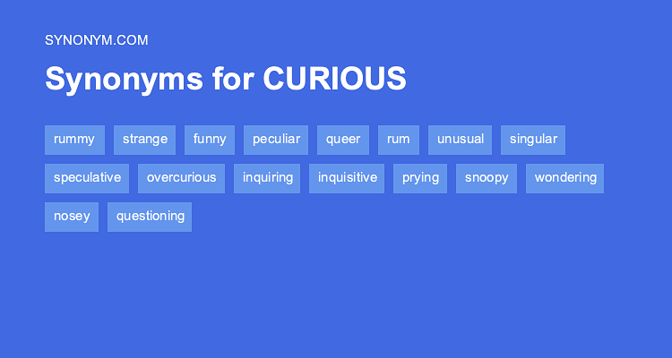 synonym for curiosity