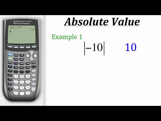 scientific calculator absolute value