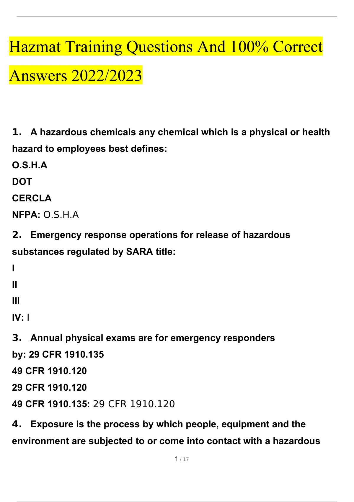 ups hazmat quiz answers