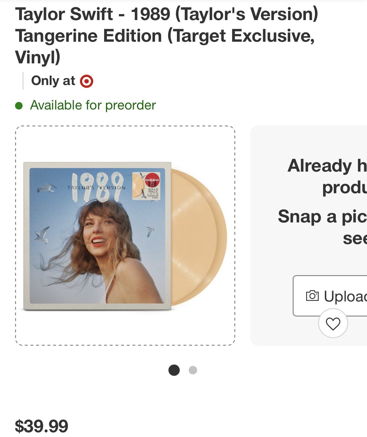 target exclusive 1989